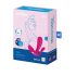 Satisfyer Top Secret Plus - inteligentny trójramienny wibrator (różowy)