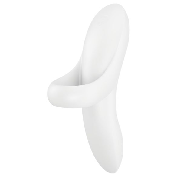 Satisfyer Bold Lover - akumulatorowy, wodoodporny wibrator na palec (biały)