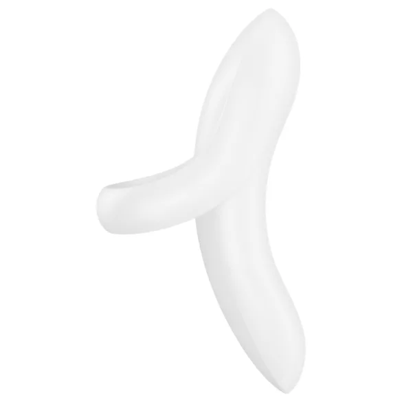 Satisfyer Bold Lover - wibrator na palec - akumulator wodoodporny - biały