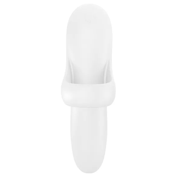 Satisfyer Bold Lover - wibrator na palec - akumulator wodoodporny - biały