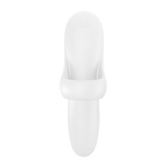   Satisfyer Bold Lover - ładowalny, wodoodporny wibrator na palec (biały)
