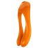 Satisfyer Candy Cane - wodoodporny, akumulatorowy, podwójny wibrator (pomarańczowy)