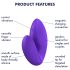 Satisfyer Love Riot - akumulatorowy, wodoodporny wibrator na palec (fioletowy)
