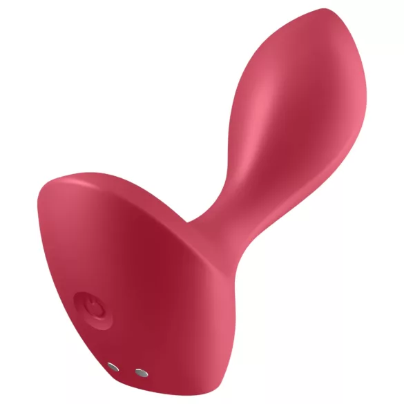Satisfyer Backdoor Lover - wibrator analny ładowany USB wodoodporny czerwony