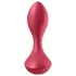 Satisfyer Backdoor Lover - wibrator analny ładowany USB wodoodporny czerwony