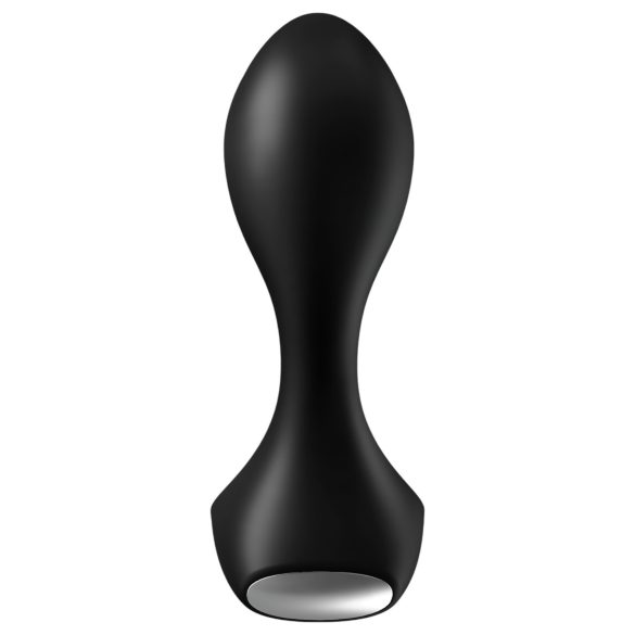 Satisfyer - wibrator analny z ładowaniem USB - wodoodporny - czarny