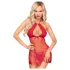 Penthouse - babydoll z koronką i stringi - czerwony