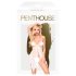 Penthouse Sweet Beast - różowa babydoll (biała) - M/L