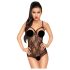Penthouse Turned on - koronkowe body otwarte (czarne)