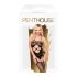 Penthouse Hot Nightfall - falujący, otwarty zestaw siateczkowy (czarny) - XL
