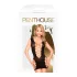 Penthouse Flame on the Rock - mini sukienka siateczkowa - czarna - XL