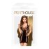 Penthouse Juicy Poison - krótka sukienka z ramiączkami (czarna)