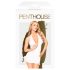Penthouse Earth-shaker - halter sukienka i stringi (biała) - M/L