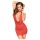 Penthouse Heart Rob - sukienka halter i stringi (czerwone) - L/XL