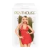 Penthouse - koszulka nocna i stringi - koronkowa bielizna - czerwona - L/XL
