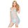 Penthouse Naughty Doll - koronkowa sukienka i stringi (niebieskie) - M/L