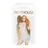 Penthouse Naughty Doll - koronkowa sukienka i stringi - niebieski - L/XL
