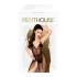 Penthouse Best Forplay - body z koronki z tiulowym szalem - czarne - L/XL