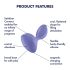 Satisfyer Sweet Seal - inteligentny fioletowy wibrator analny
