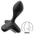 Satisfyer Rewolucja - czarny wibrator analny akumulatorowy