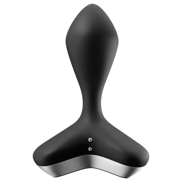 Satisfyer - wibrujący korek analny akumulatorowy - czarny