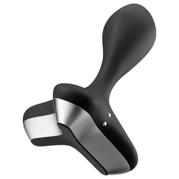 Satisfyer - wibrujący korek analny akumulatorowy - czarny
