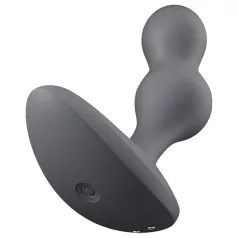   Satisfyer Deep Diver - wibrujący korek analny zdalnie sterowany - silikon szary