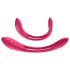 Satisfyer Elastic Joy - elastyczny, akumulatorowy wibrator dla par (czerwony)