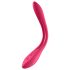 Satisfyer Elastic Joy - elastyczny, akumulatorowy wibrator dla par (czerwony)