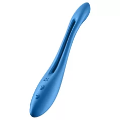   Satisfyer - wibrator dla par elastyczny ładowany USB silikonowy niebieski