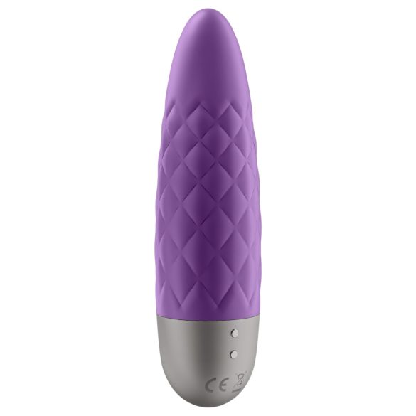 Satisfyer - wibrator mini wodoodporny z akumulatorem - fioletowy