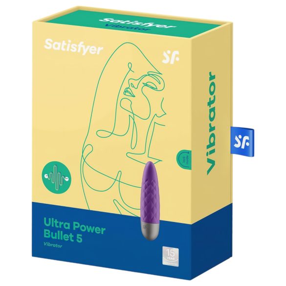 Satisfyer - wibrator mini wodoodporny z akumulatorem - fioletowy