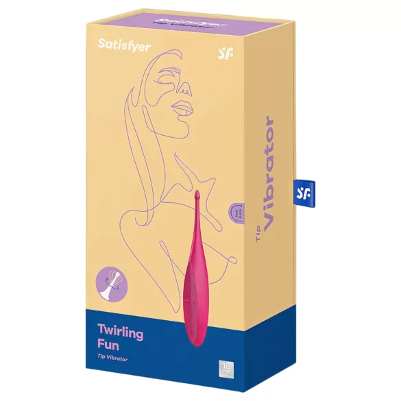 Satisfyer Twirling Fun - wodoodporny, łechtaczkowy wibrator akumulatorowy (różowy)