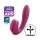 Satisfyer Sunray - bezprzewodowy, falowy wibrator 2w1 (czerwony)