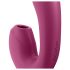 Satisfyer Sunray - bezprzewodowy, falowy wibrator 2w1 (czerwony)