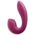 Satisfyer Sunray - bezprzewodowy, falowy wibrator 2w1 (czerwony)