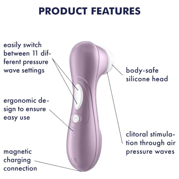 Satisfyer Pro 2 Gen2 - stymulator łechtaczki bezprzewodowy - fioletowy