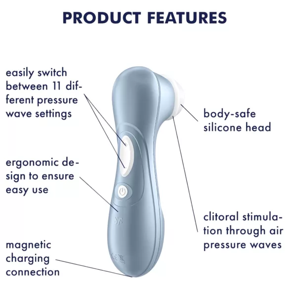 Satisfyer Pro 2 Gen2 - bezprzewodowy stymulator łechtaczki fale powietrzne