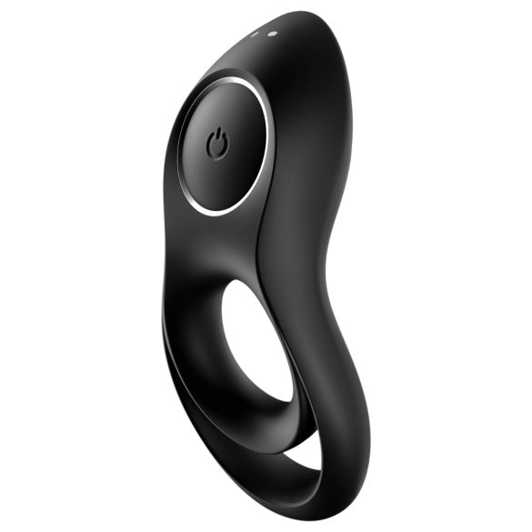 Satisfyer Legendary Duo – akumulatorowy, wibrujący pierścień na penisa (czarny)