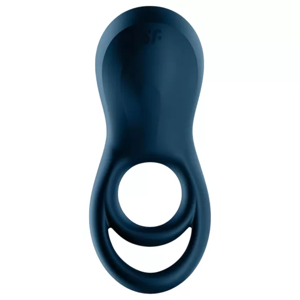 Satisfyer Epic Duo - Sterowana aplikacją wibrująca obrączka na penisa dla mężczyzn (czarna)