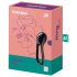 Satisfyer Majestic Duo - wodoodporny pierścień erekcyjny, ładowalny (czarny)