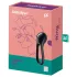 Satisfyer Majestic Duo - akumulatorowy, wodoodporny pierścień na penisa (czarny)