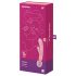 Satisfyer Triple Lover - Różowy wibrator G-punktu i masażer