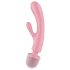 Satisfyer Triple Lover - Różowy wibrator G-punktu i masażer