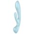 Satisfyer Triple Oh - ładowany akumulatorowo wibrator z ramieniem (niebieski)
