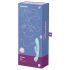 Satisfyer Triple Oh - ładowany akumulatorowo wibrator z ramieniem (niebieski)