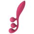 Satisfyer Tri Ball 1 - akumulatorowy, wielofunkcyjny wibrator (czerwony)
