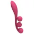 Satisfyer Tri Ball 1 - wibrator wielofunkcyjny ładowany - czerwony