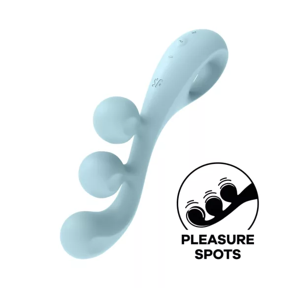 Satisfyer Tri Ball 2 - wibrator wielofunkcyjny - miętowy