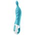 Satisfyer A-Mazing 2 - akumulatorowy wibrator na punkt A (turkusowy)